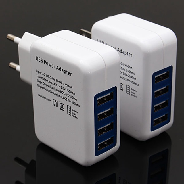 מטען 4 ערוצים USB